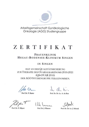 Zertifikat AGO